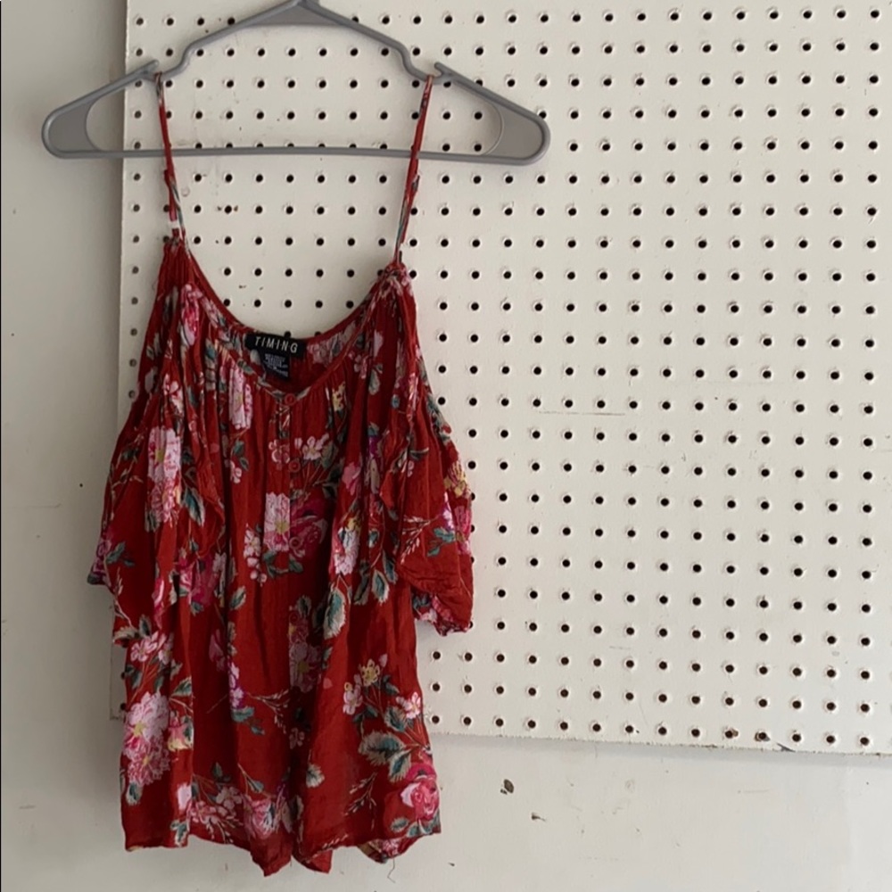 Cute off-the-shoulder shirt